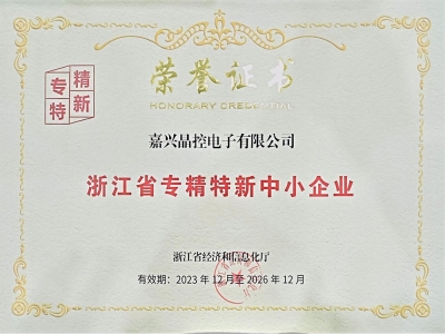 Zhejiang Province Specialized, Refined, Innovative SMEs